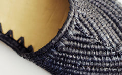 NOIR RAFFIA D'ORSAY SHOE-39