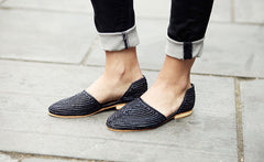 NOIR RAFFIA D'ORSAY SHOE-39