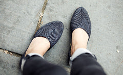 NOIR RAFFIA D'ORSAY SHOE