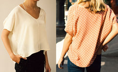 SILK POCKET TOP