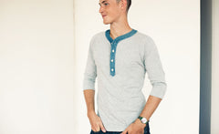 BASEBALL HENLEY TEE