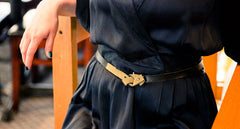 COLOR-BLOCKED BELT BRACELET