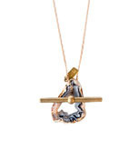 GEODE LARIAT NECKLACE