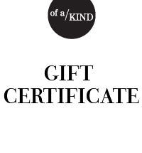 GIFT CERTIFICATE