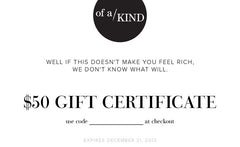 GIFT CERTIFICATE