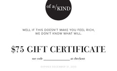 GIFT CERTIFICATE