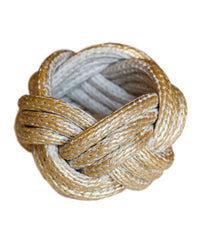 GOLD-LEAFED ROPE CUFF