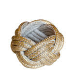 GOLD-LEAFED ROPE CUFF