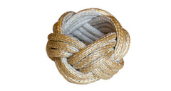 GOLD-LEAFED ROPE CUFF