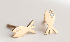 SUSHI DIAMOND EARRINGS