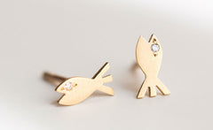 SUSHI DIAMOND EARRINGS