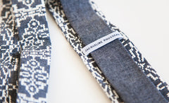 PRINTED CHAMBRAY TIE