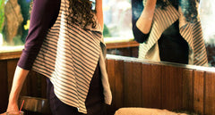 UNIVERSAL STRIPED LEATHER VEST