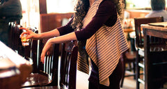 UNIVERSAL STRIPED LEATHER VEST