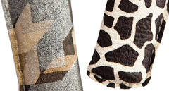 QBERT AND GIRAFFE LEATHER LIGHTER COVER SET