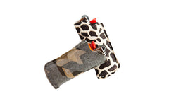 QBERT AND GIRAFFE LEATHER LIGHTER COVER SET