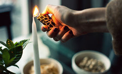 QBERT AND GIRAFFE LEATHER LIGHTER COVER SET