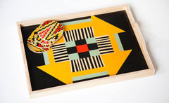 LIND TRAY AND COASTER SET