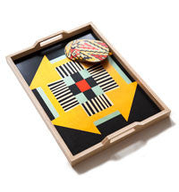 LIND TRAY AND COASTER SET