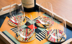 LIND TRAY AND COASTER SET