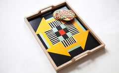 LIND TRAY AND COASTER SET