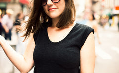 SCOOP-NECK SWEATER MAXI