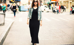 SCOOP-NECK SWEATER MAXI