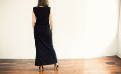 SCOOP-NECK SWEATER MAXI