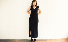 SCOOP-NECK SWEATER MAXI