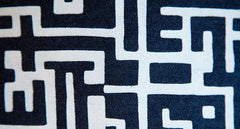 MAZE AND CUTOUTS PILLOWS