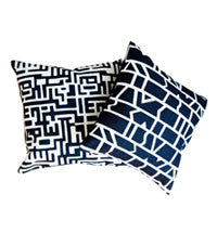 MAZE AND CUTOUTS PILLOWS