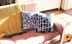MAZE AND CUTOUTS PILLOWS