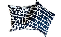 MAZE AND CUTOUTS PILLOWS