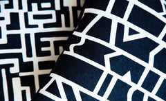 MAZE AND CUTOUTS PILLOWS