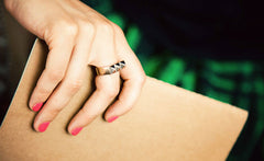 MIDNIGHT STUDDER RINGS