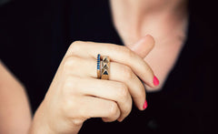 MIDNIGHT STUDDER RINGS