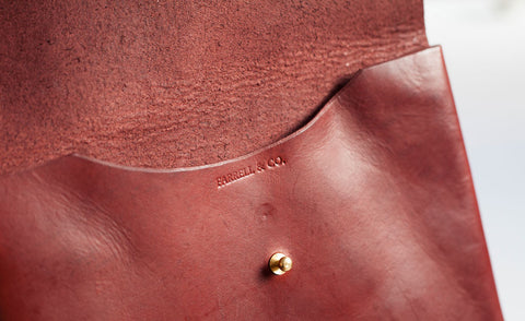MINI OXBLOOD LEATHER BACKPACK