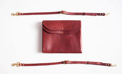 MINI OXBLOOD LEATHER BACKPACK