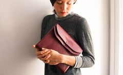 MINI OXBLOOD LEATHER BACKPACK