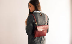 MINI OXBLOOD LEATHER BACKPACK