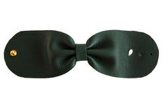 NIGHT SHADE LEATHER BOW CUFF