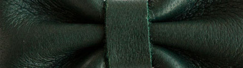 NIGHT SHADE LEATHER BOW CUFF