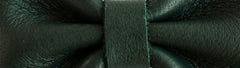 NIGHT SHADE LEATHER BOW CUFF