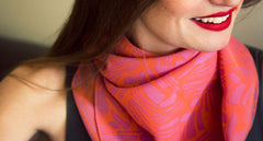 ROSE PRINT SCARF