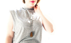 PYRITE PYRAMID NECKLACE