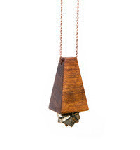 PYRITE PYRAMID NECKLACE