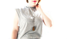 PYRITE PYRAMID NECKLACE