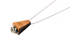 PYRITE PYRAMID NECKLACE