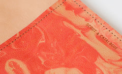 RED MARBLE CUARZO CLUTCH