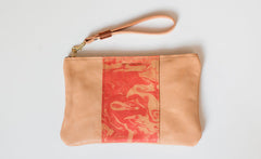 RED MARBLE CUARZO CLUTCH